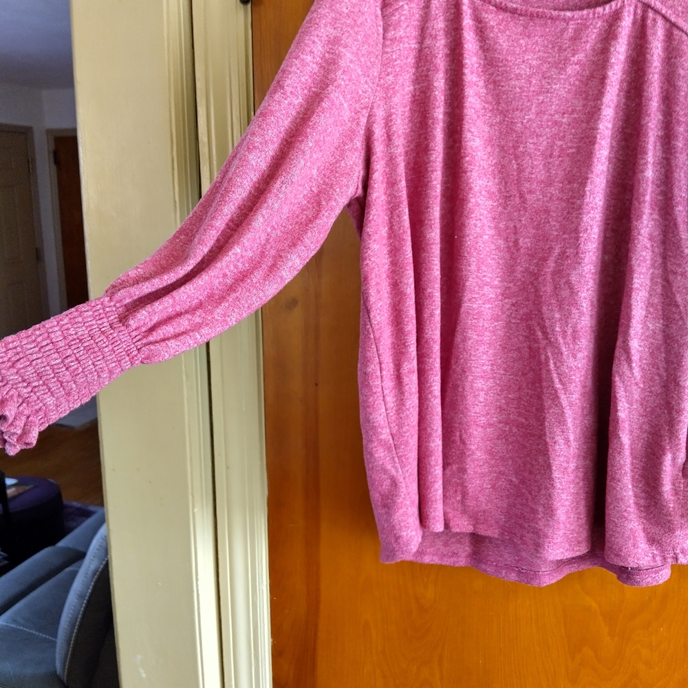 Terra & Sky Mauve Knit Top - Picture 2 of 3
